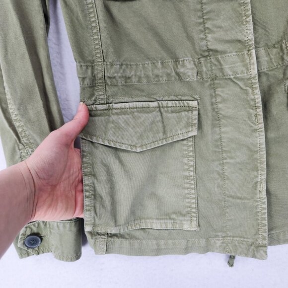 Madewell Jacket Womens Small Green Outbound Utility Button Up Outdoor Casual - Picture 3 of 11